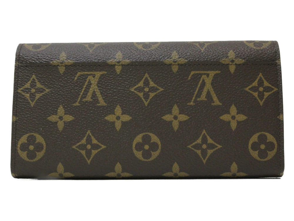 Louis Vuitton Brown Purple Wallet Sarah Monogram Long Portefeuille